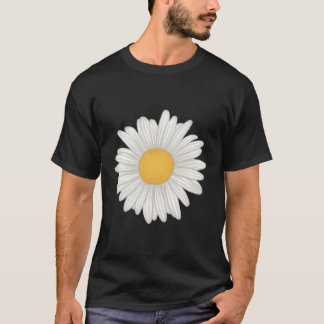 White Gerbera Daisy Flower T-Shirt