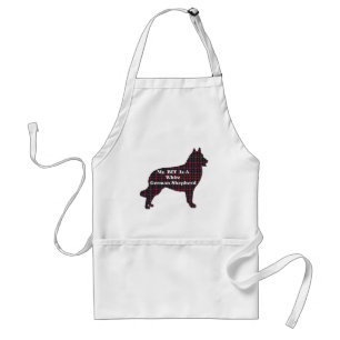 WHITE GERMAN SHEPHERD BFF Gifts Standard Apron