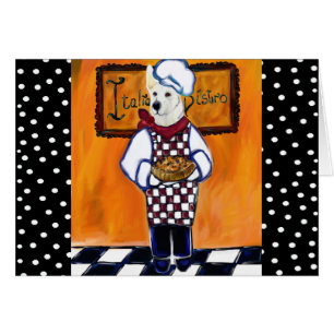 WHITE GERMAN SHEPHERD CHEF