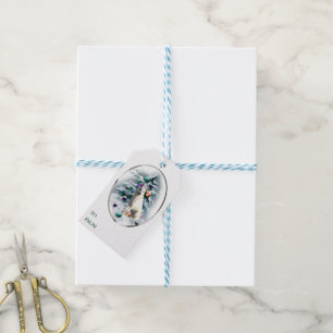 White German Shepherd Christmas Gifts Gift Tags