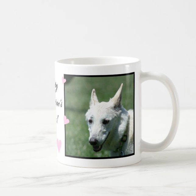 White German Shepherd Coffee Mug (Right)