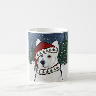 White German Shepherd    Coffee Mug