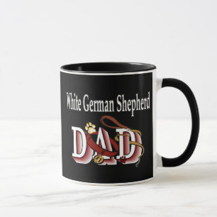 White German Shepherd Dad Mug