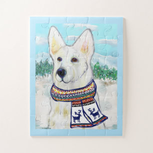 White German Shepherd  Jigsaw Puzzle