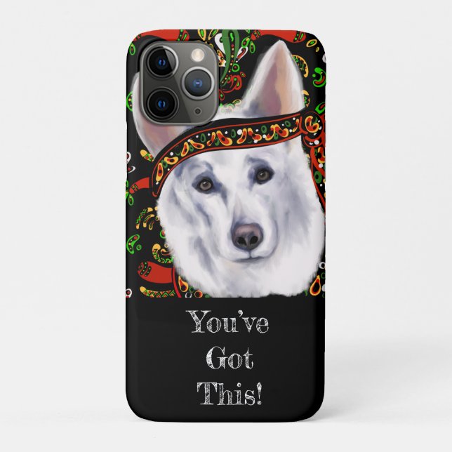 WHITE GERMAN SHEPHERD  MEXICO    Case-Mate iPhone CASE (Back)