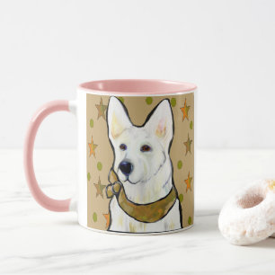 White German Shepherd Soldier Mug