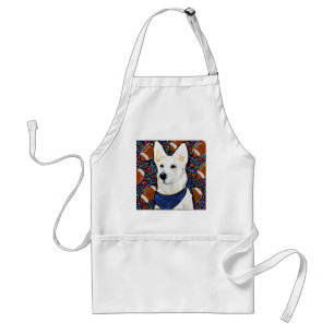 White German Shepherd Standard Apron
