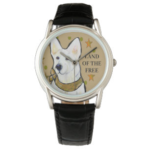 WHITE GERMAN SHEPHERD WATCH