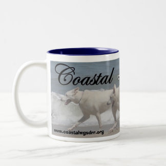 White German Shepherds Two-Tone Coffee Mug