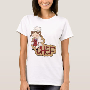White Girl Chef T-shirts and Gifts