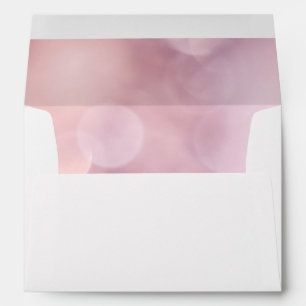 White Glitter Bokeh Envelope