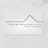 White Glow Property Maintenance Business Card