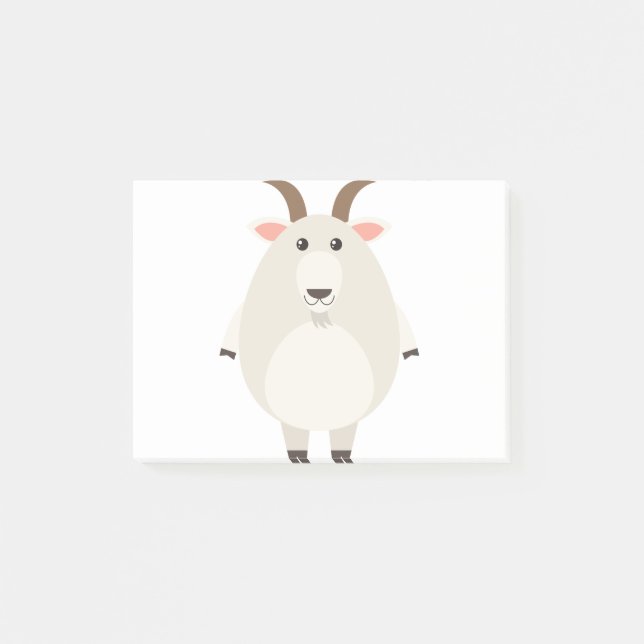 White goat post-it notes (Front)