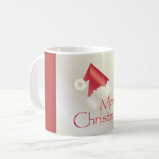 White gold Christmas Coffee Mug