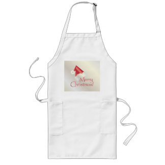 White gold Christmas Long Apron