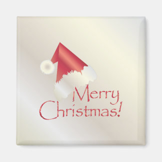 White gold Christmas Magnet