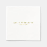 White & Gold Colours Professional Trendy Plain