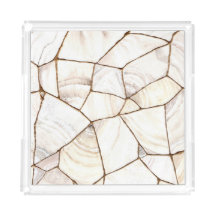 White Gold Kintsugi Marble