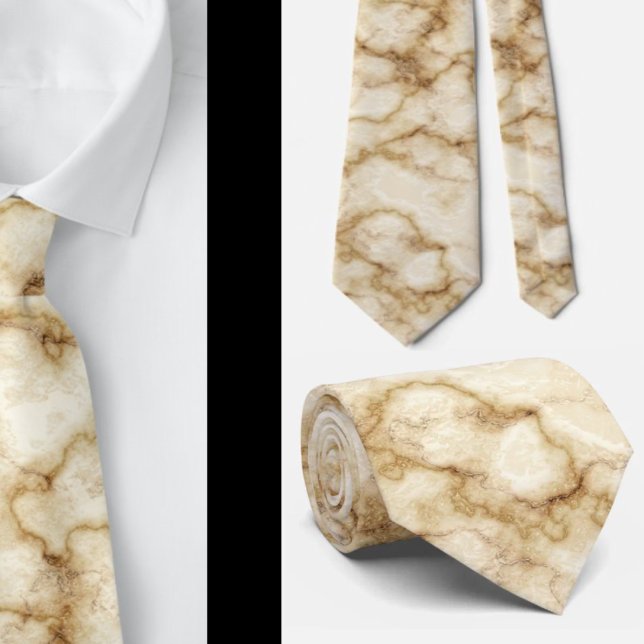 White Gold Marble Professional Stylish Tie (Creator Uploaded)