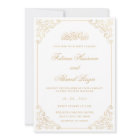 White Gold Nikah Islamic Muslim Wedding