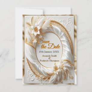 White Gold Roses, Champagne Silk & Butterflies Announcement