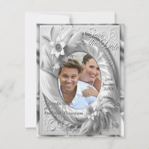 White Gold Roses, Champagne Silk & Butterflies Announcement