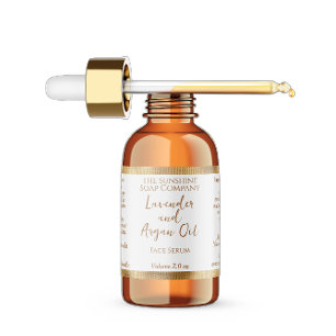 White & Gold Waterproof Cosmetics Dropper Bottle 