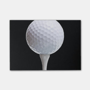 White Golf Ball Sports Template Post-it Notes