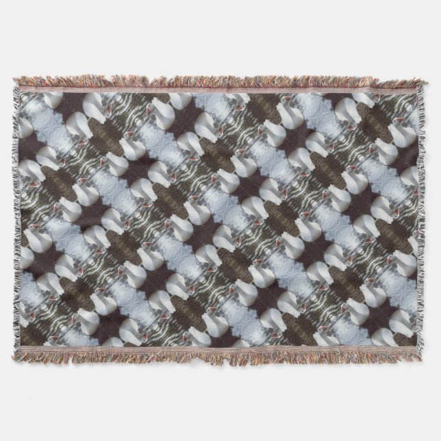White Goose Throw Blanket (Front)