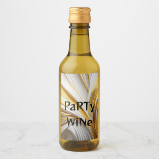 White Goud Retro Wine Label