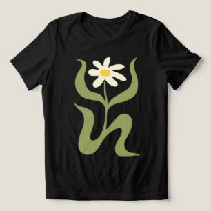 White Grace Women’s Floral T‑Shirt Tri-Blend Shirt
