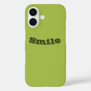 White Grape Green Spring Season Solid Colour  iPhone 16 Case