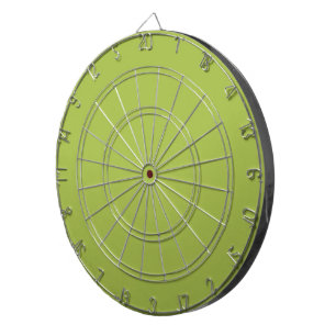 White Grape Green Spring Season Solid Colour Dartboard