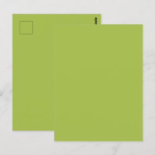 White Grape Green Spring Season Solid Colour Postcard