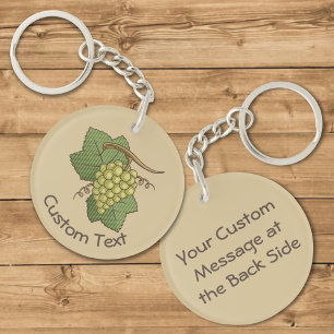 White Grapes Keychain