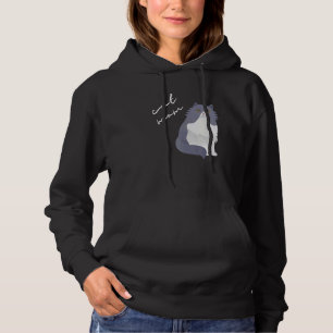 White & Gray Persian Cat Mom For Cat Hoodie