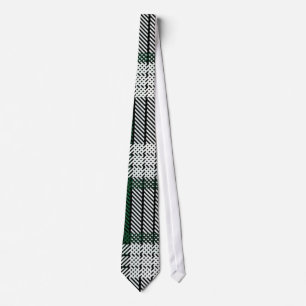 White , Green and grey retro striped Tie