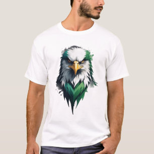 White Green Black Eagle Royal Luxury T-Shirt 
