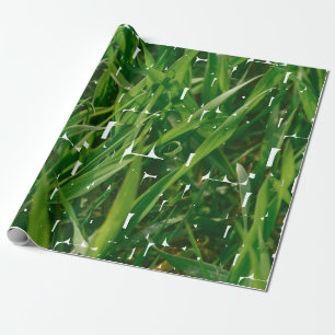 White & Green Lawn Care Service  Wrapping Paper