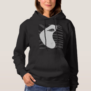 White, grey and black hoodie
