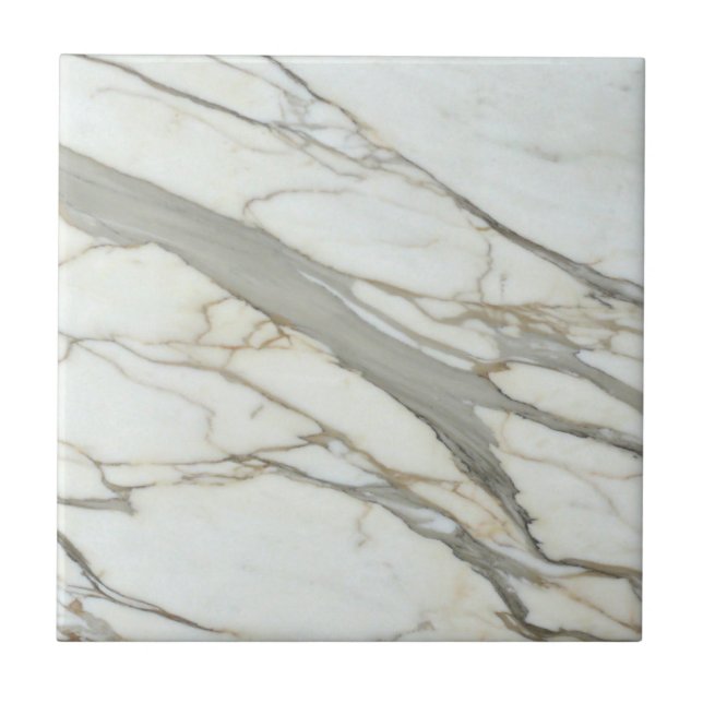 White grey marble luxurious design ceramic tile (Front)