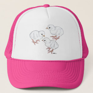 White Guinea Keets Trucker Hat