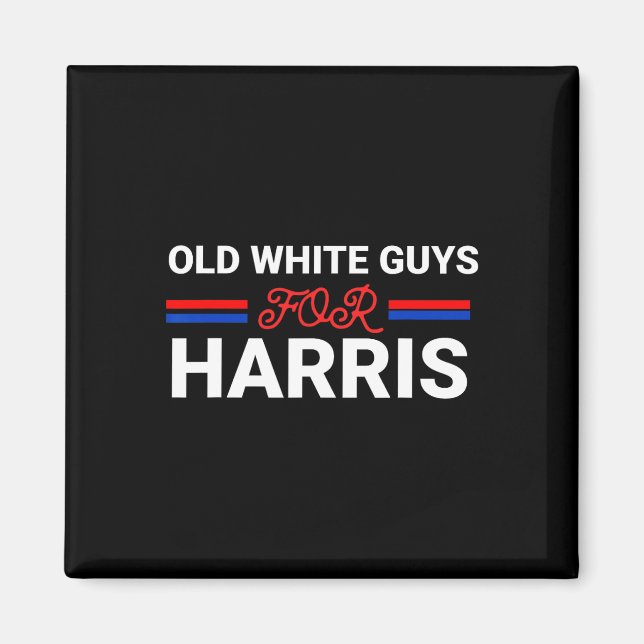 White Guys For Harris Kamala  Magnet (Front)