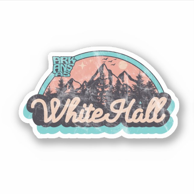 White Hall, Arkansas  Sticker (Front)