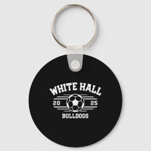 White Hall Bulldogs Soccer Ll 2025 Key Ring