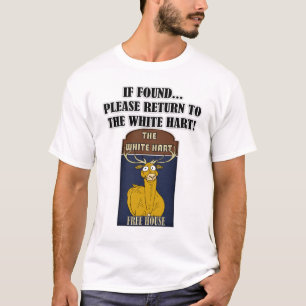 White Hart Pub - Funny T Shirt For The Inebriated