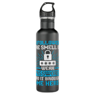 White Hat Ethical Hacker - Cyber Network Security 710 Ml Water Bottle
