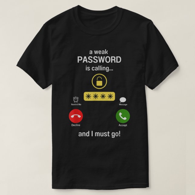 White Hat Ethical Hacker - Cyber Network Security  T-Shirt (Design Front)