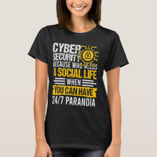 White Hat Hacker for Cyber Warrior and Ethical Hac T-Shirt