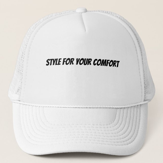 White head cap  (Front)